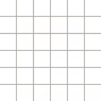 ALBIR BIANCO mozaika 30x30, kostka 4,8x4,8