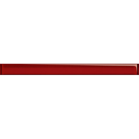 GLASS RED BORDER NEW 4,8X60
