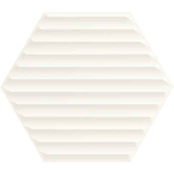 Woodskin Bianco Heksagon Struktura B Ściana 19,8x17,1 GAT.I