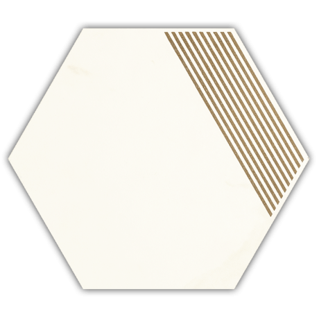 Calacatta Hexagon Mat. B 17.1x19.8 GAT.I